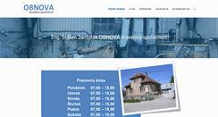 Desktop Screenshot of obnova.jantolak.sk