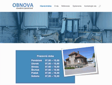 Tablet Screenshot of obnova.jantolak.sk